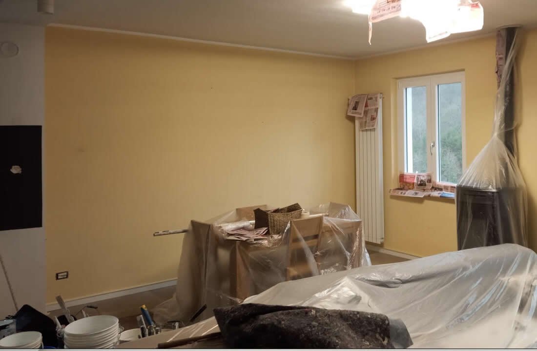 Antes del trabajo de pintura